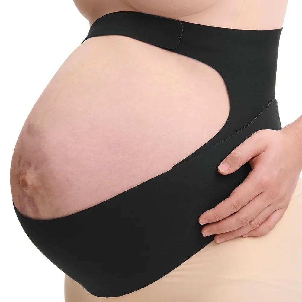 Nuevo cinturón de maternidad de una pieza, cinturón ajustable para el cuidado de la espalda, cinturón fino para maternidad, Protector de Abdomen, uso de maternidad