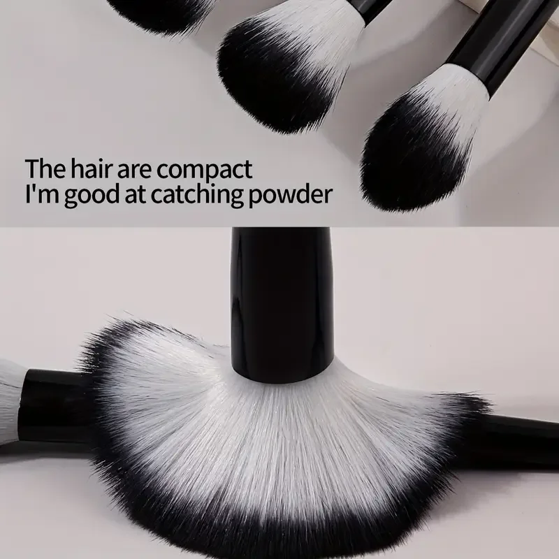NUEVO Set de 13 Brochas de Maquillaje Suaves y Esponjosas para Sombra de Ojos, Base, Rubor, Iluminador y Corrector, Herramienta de Belleza Femenina, Regalo de Navidad