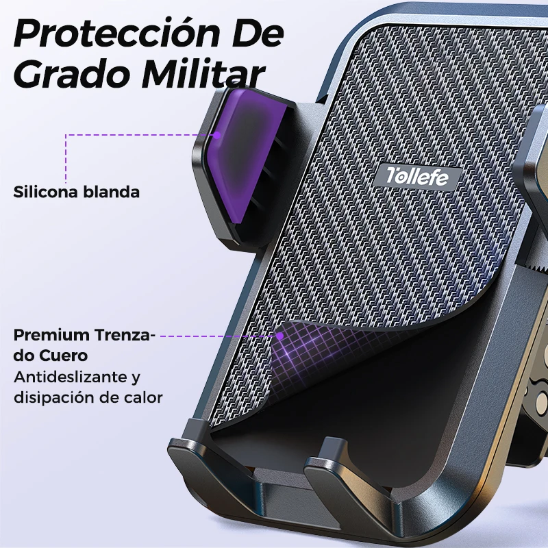 Joyroom-Soporte de teléfono móvil para coche, soporte de protección de grado militar, GPS, teléfono inteligente, grande, grueso, manos libres, montaje de ventilación de coche