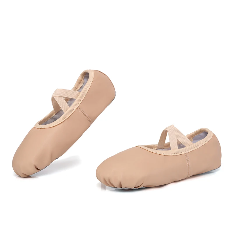 Zapatos de baile de Ballet para niñas y mujeres, zapatos planos de baile de Ballet para mujeres, zapatillas de Ballet, zapatos de entrenamiento para práctica de Salsa