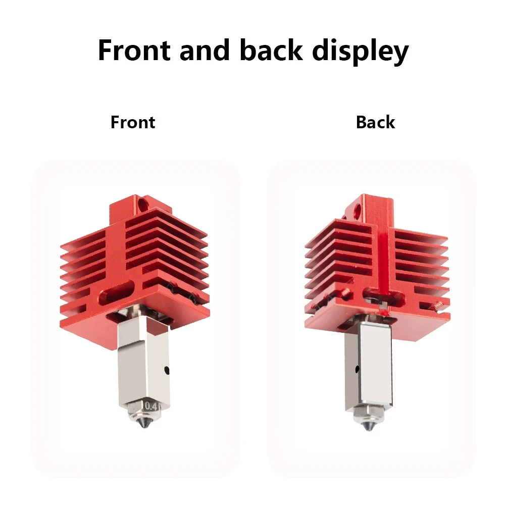 Nuevo Hotend Mejorado para Bambu Lab P1P X1C P1S X1 X1E TZ4.0, Cabezal de Impresión Hot End Mejorado, Piezas de Impresión 3D para Impresora 3D Bambulab