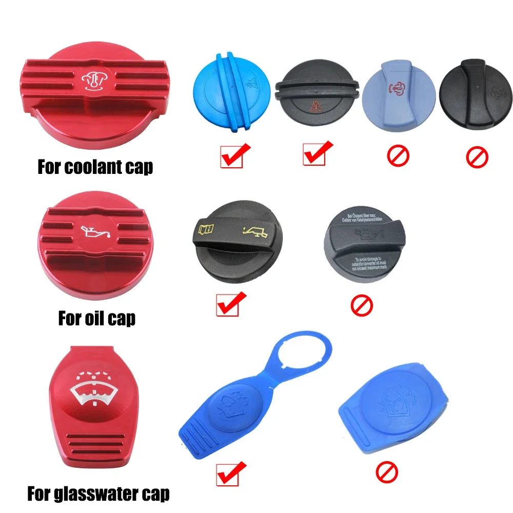 Envío Gratis, tapa de aceite de aluminio, tapa de tanque, tapa de botella para VW CC Golf 6 R MK6 Scirocco EA888, protección del motor oigingal