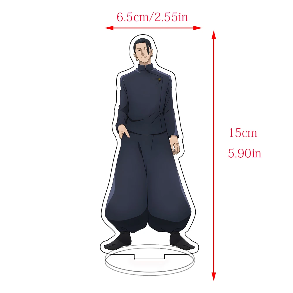 15cm Jujutsu Kaisen acrílico soporte medio Itadori Yuji Satoru Gojo figura adornos Homo regalos creativos para niños juguetes muñeca