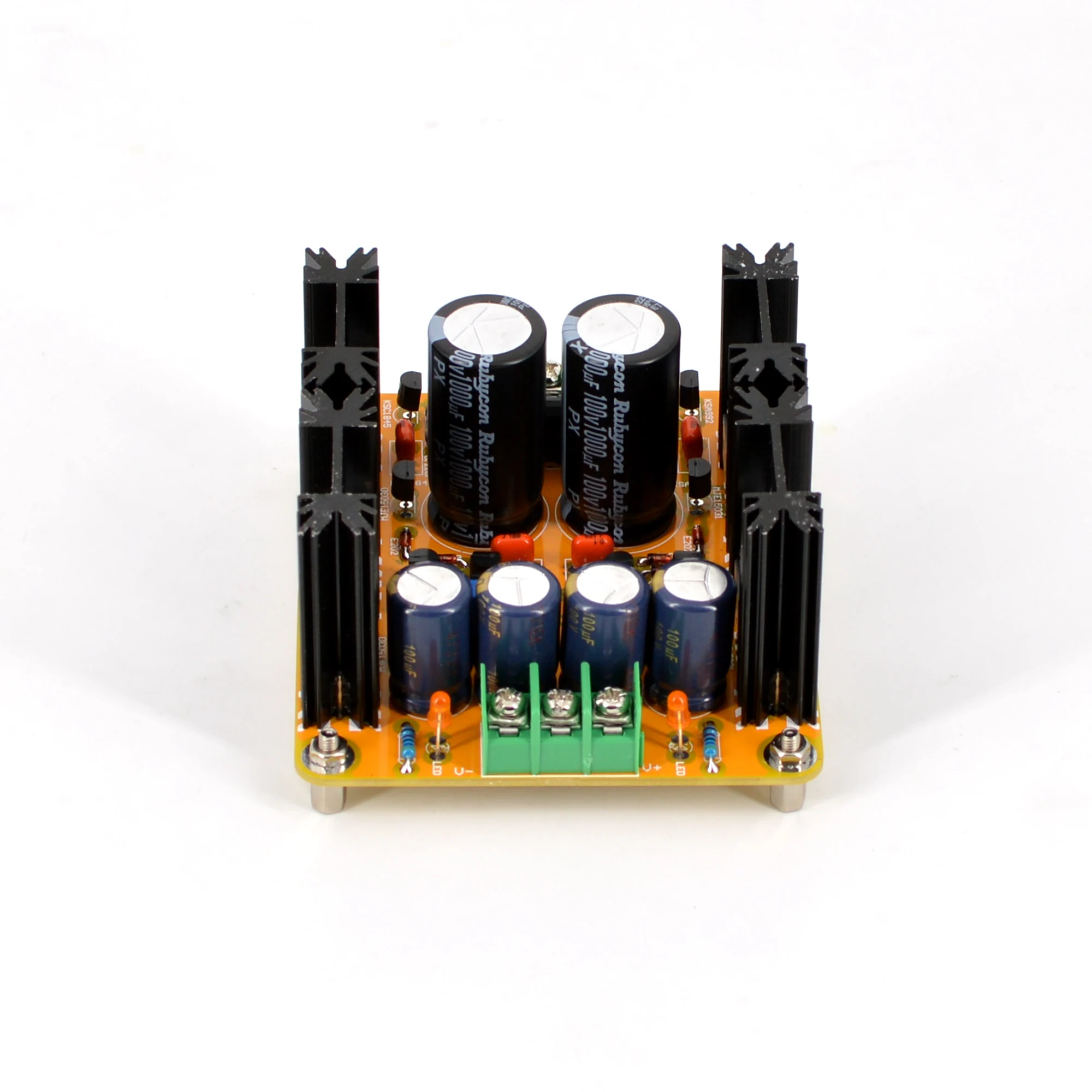 MOFI- Fuente de alimentación regulada paralela completamente discreta (doble riel ±5V ~±80V) KIT de bricolaje y tablero terminado