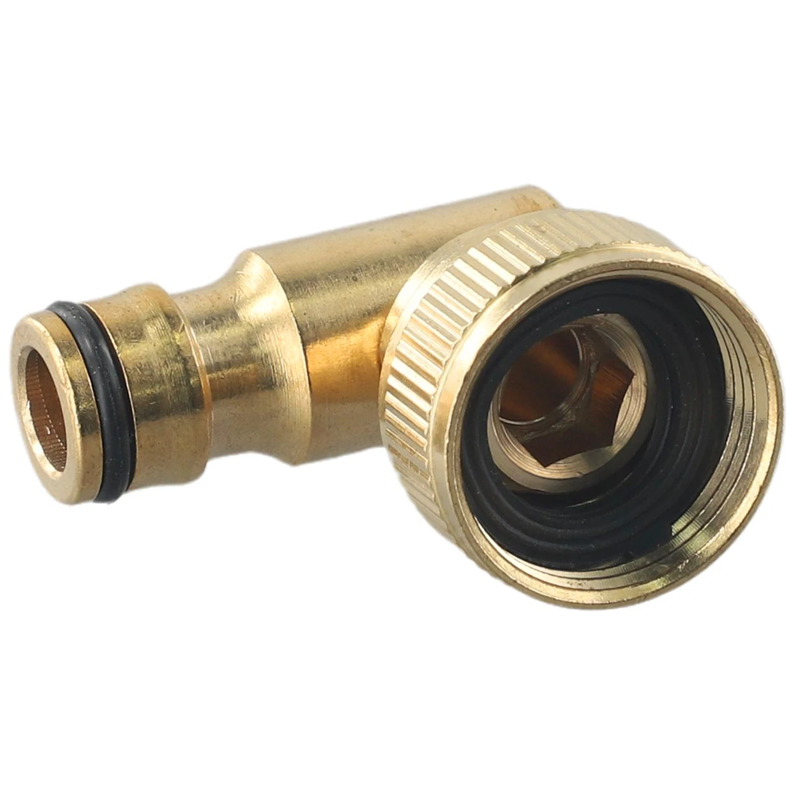 Conector rápido de codo giratorio de carrete de manguera para Hoselock, Conector de grifo roscado hembra de 3/4 pulgadas, conectores de riego de jardín de 90 grados