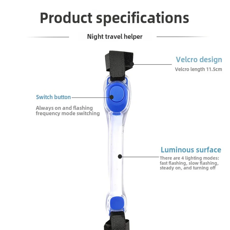 Collar brillante de seguridad antipérdida para perros resistente al agua, colgantes multicolores y tira de luz LED intermitente lista para exteriores, visibilidad nocturna