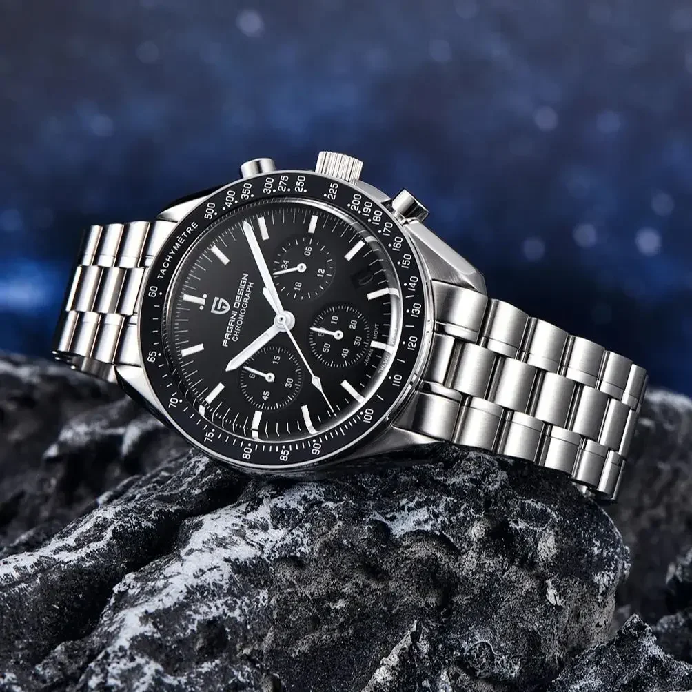 Reloj de Pulsera PAGANI DESIGN 2026, Nuevo Reloj de Cuarzo de Lujo para Hombre, Fecha Automática, Cronógrafo, Espejo de Zafiro AR