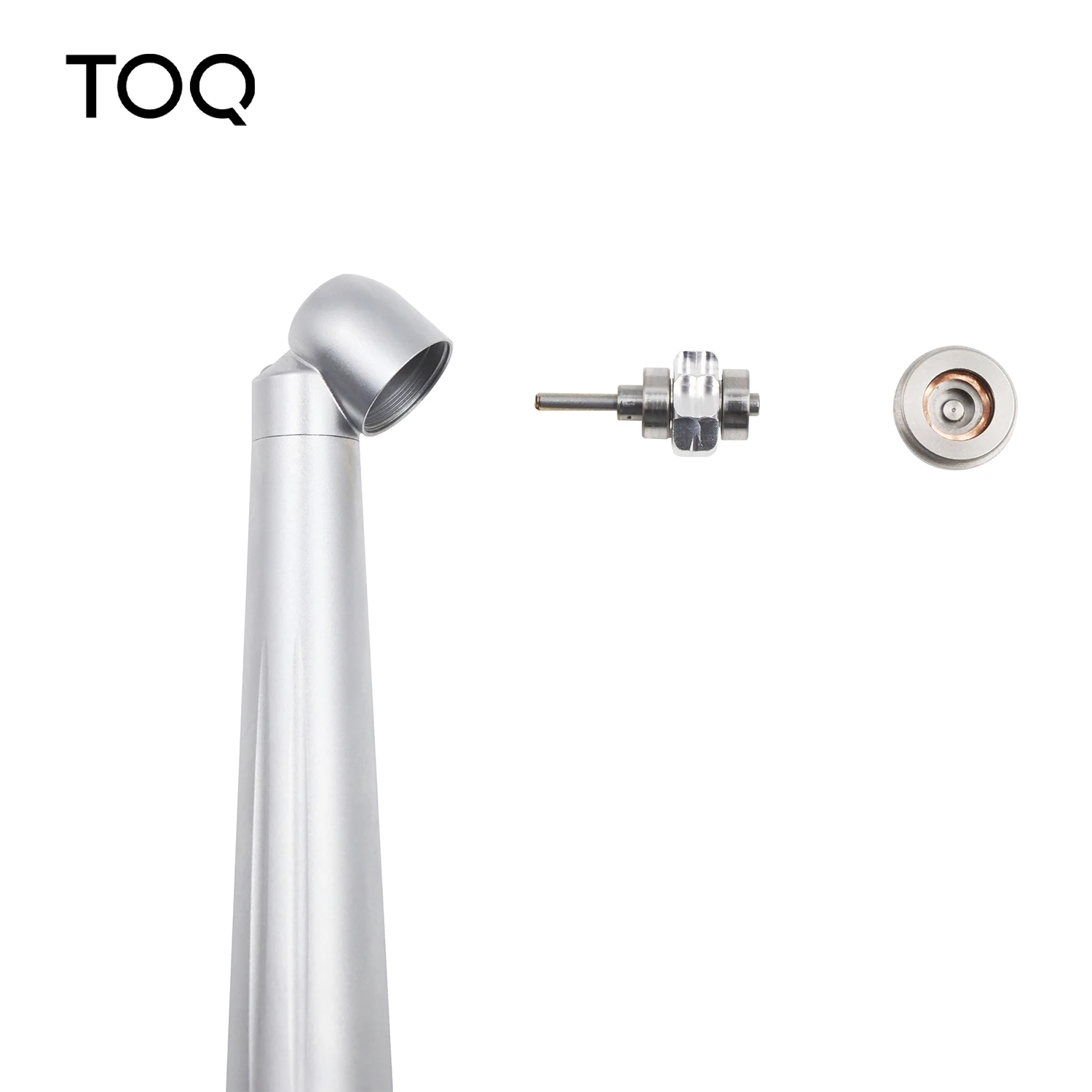 Luz LED de 45 grados para odontología, cabezal estándar de alta velocidad con botón, luz LED de pulverización simple, B2 M4, 2/4 orificios