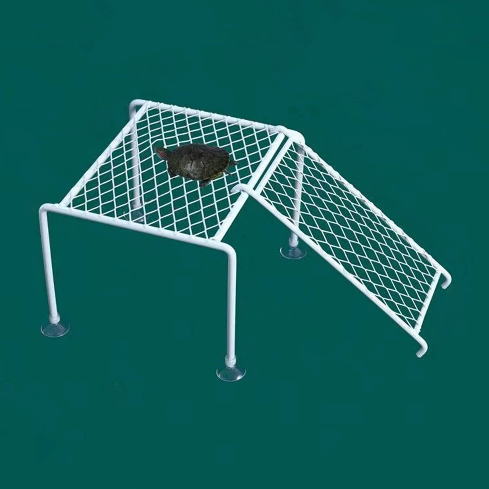 Plataforma Flotante para Tortugas, Isla Flotante con Rampa, Área de Descanso para Tortugas, Plataforma de Descanso para Acuarios, para que las Tortugas se Suban
