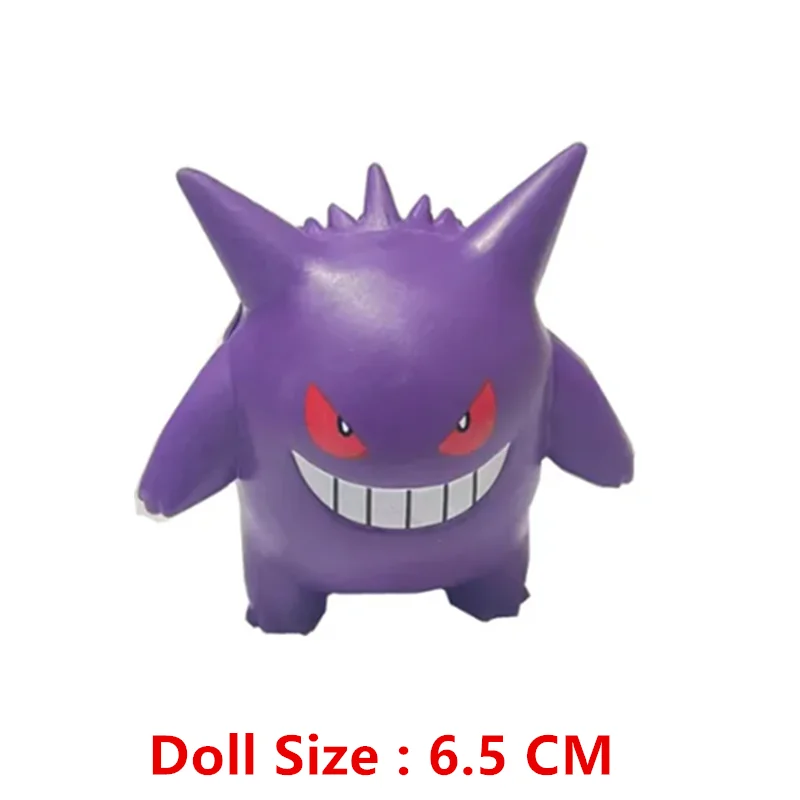 Figuras de Anime de Pokémon, Gengar, Pikachu, Eevee, Greninja, Mewtwo, Figuras de Dibujos Animados de Pocket Monster, Modelo de Juguete de Acción, Regalo, Compra al por Mayor