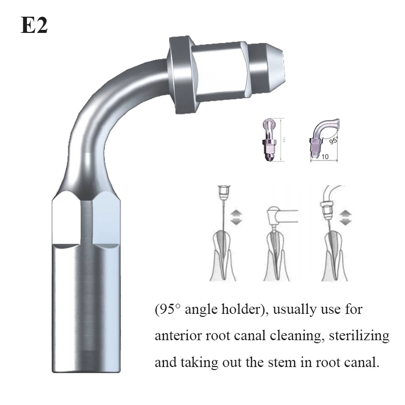 Puntas de escalador ultrasónico Dental, pieza de mano multifunción para escalado de Endo Perio, E1, E2, E3, E4, E5, EMS