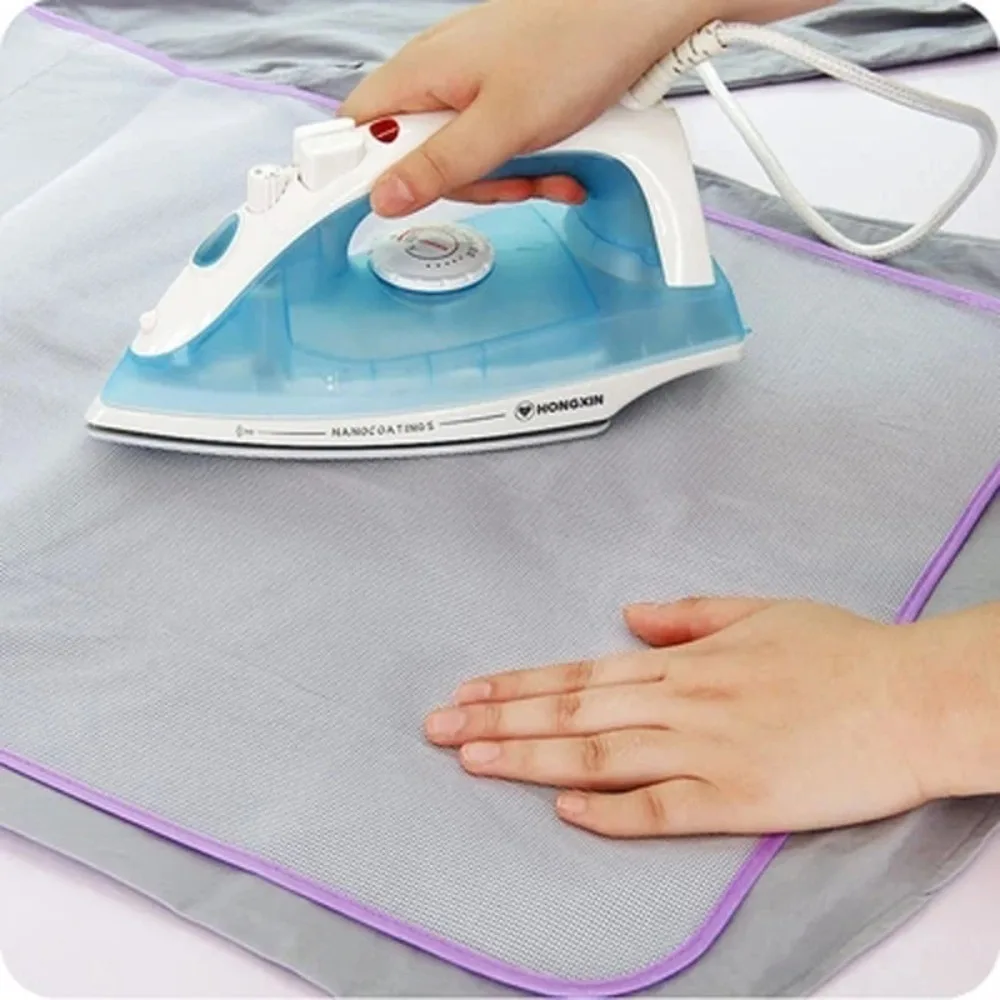 Almohadilla protectora de tela para planchar, malla protectora para tabla de planchar, aislamiento contra manchas aleatorias, funda para tabla de planchar