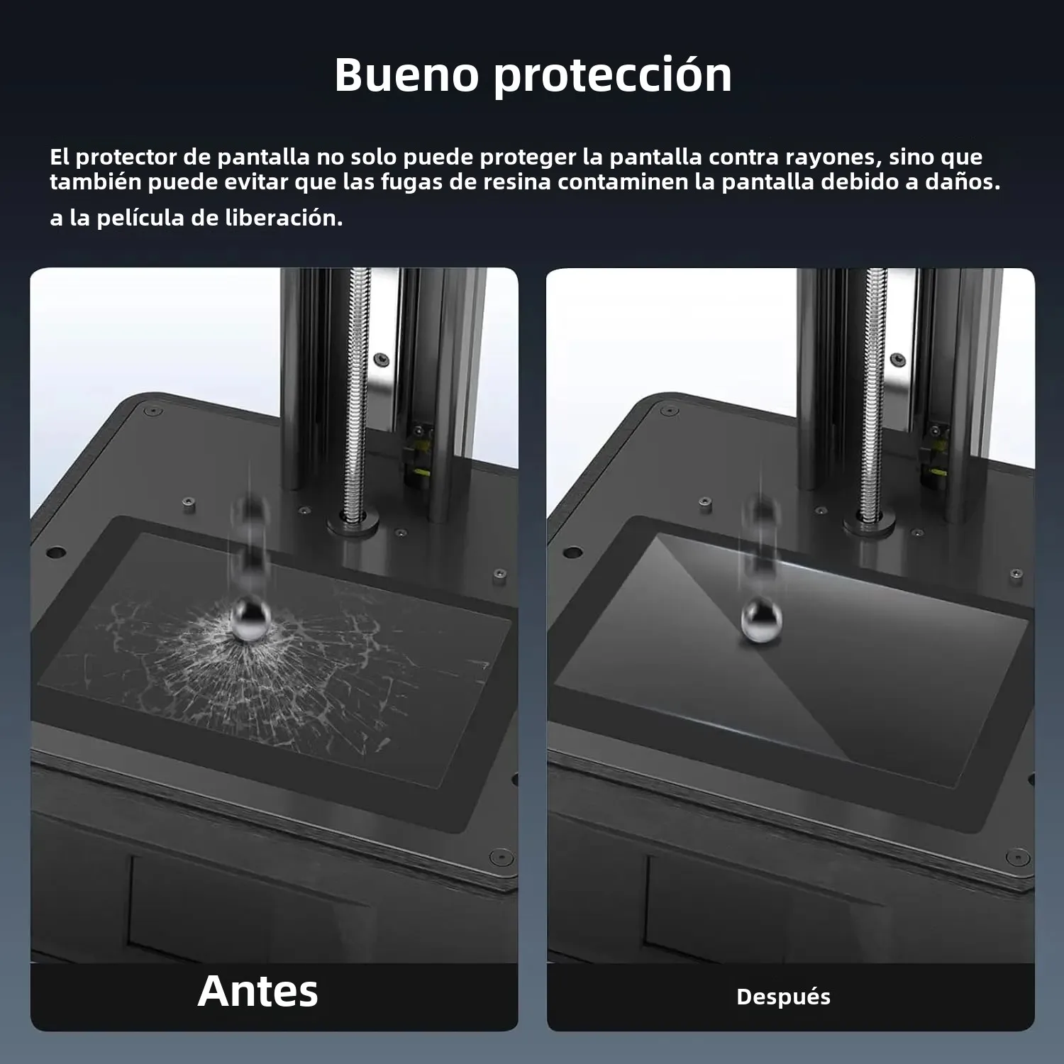 5 Unidades Película Protectora Antiarañazos para Anycubic Photon Mono M7 Pro/M7 - Accesorios de Impresoras 3D de Resina LCD