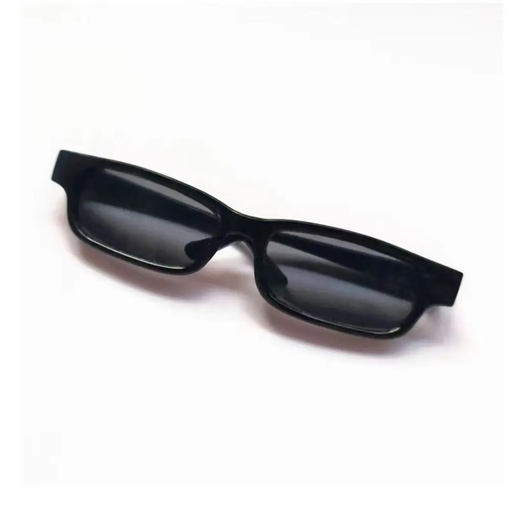 Gafas para muñecas en miniatura, gafas encantadoras con lentes transparentes, accesorios para muñecas Blythe, accesorios para gafas de muñecos de peluche de 20CM, 1 ud.
