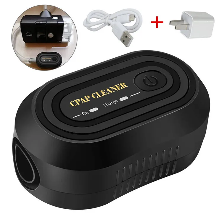 Limpiador y Esterilizador Portátil de CPAP con Ozono, Solución de Limpieza para Mascarillas y Tubos APAP BiPAP, Ionizador de Ozono
