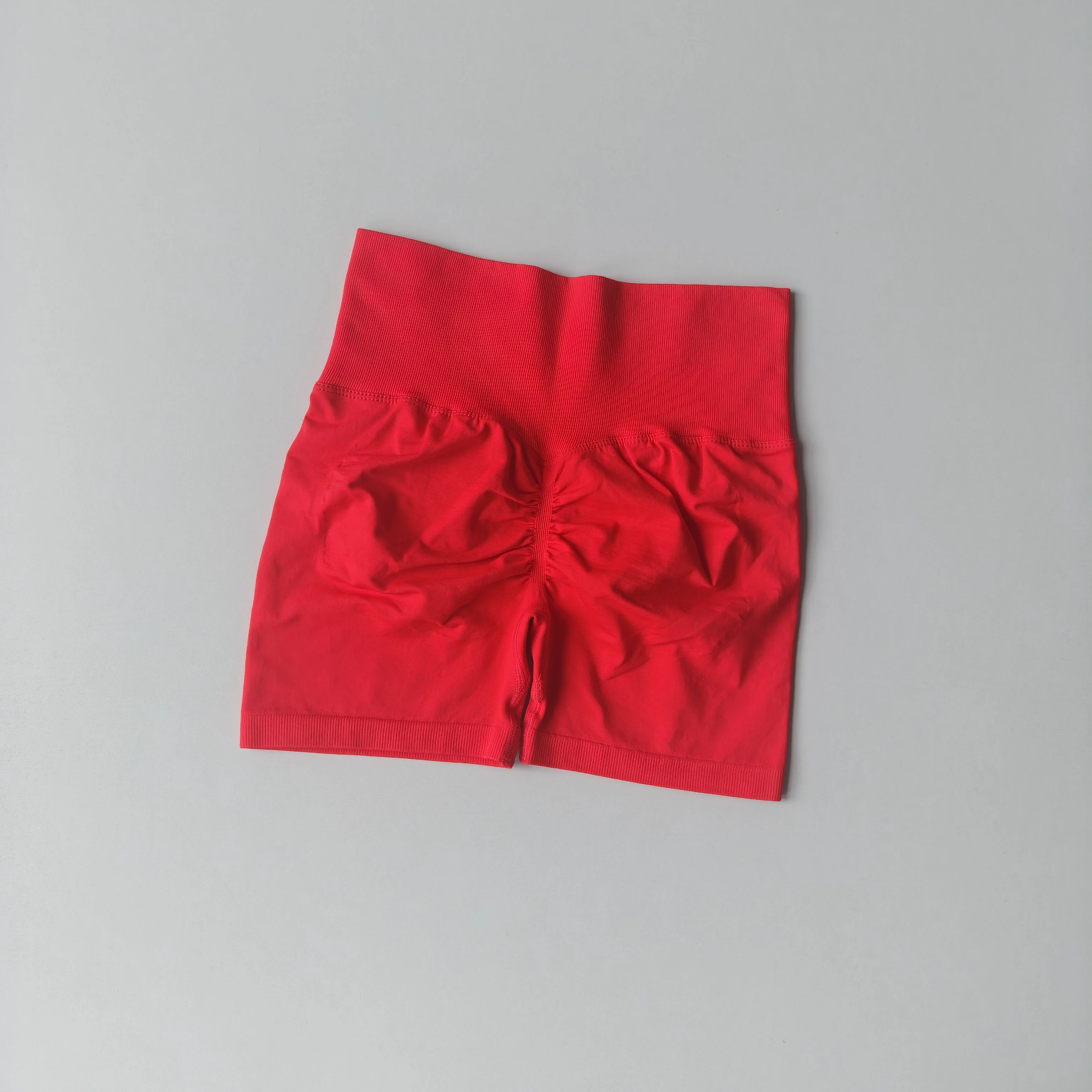 Pantalones cortos de Yoga de cintura alta para mujer, pantalones cortos transpirables para Fitness, levantamiento de glúteos, deportes, correr, ciclismo, entrenamiento de realce, pantalones cortos de gimnasio