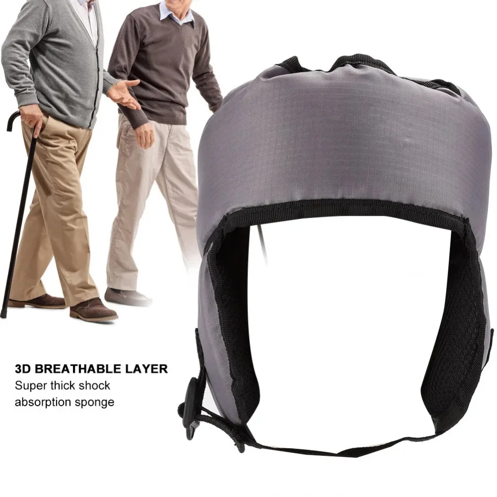 Gorros de protección para la cabeza para personas mayores ajustables, Oxford duradero y grueso, previene caídas, casco de seguridad, Protector anticolisión para adultos