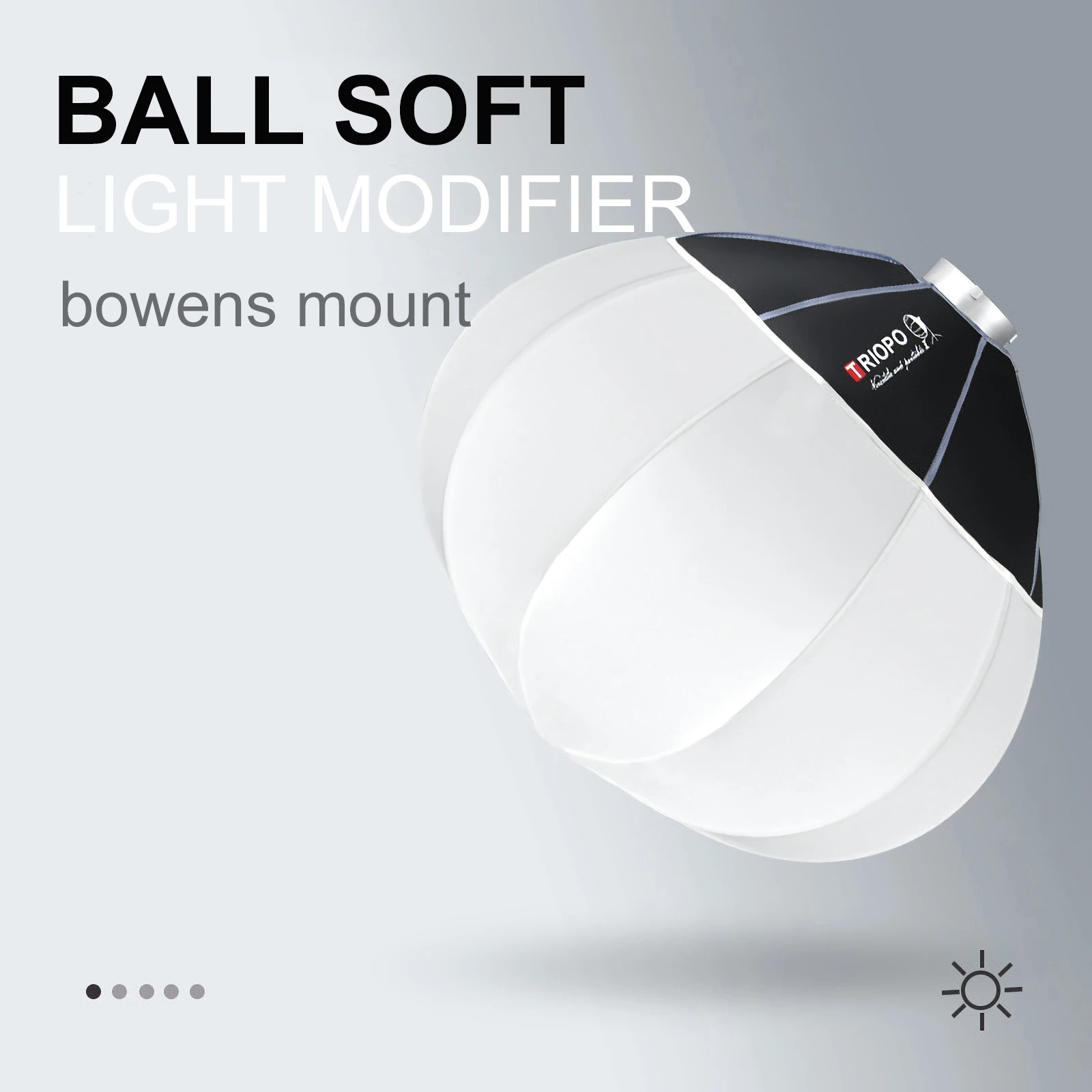 TRIOPO Lantern Softbox Light Modifier-linterna Softbox, modificador de luz de 55/65/85cm, liberación rápida para Sokani X100 COLBOR Godox Aputure Bowens, montaje de luz LED para vídeo