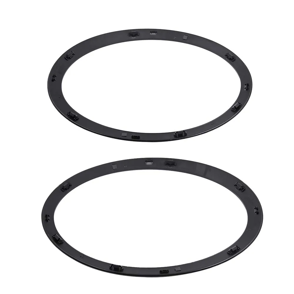 51137300632    2 uds para Mini Cooper F55 F56 F57 2014 anillo de faro negro brillante moldura cubierta envolvente marco de luz trasera coche Ac