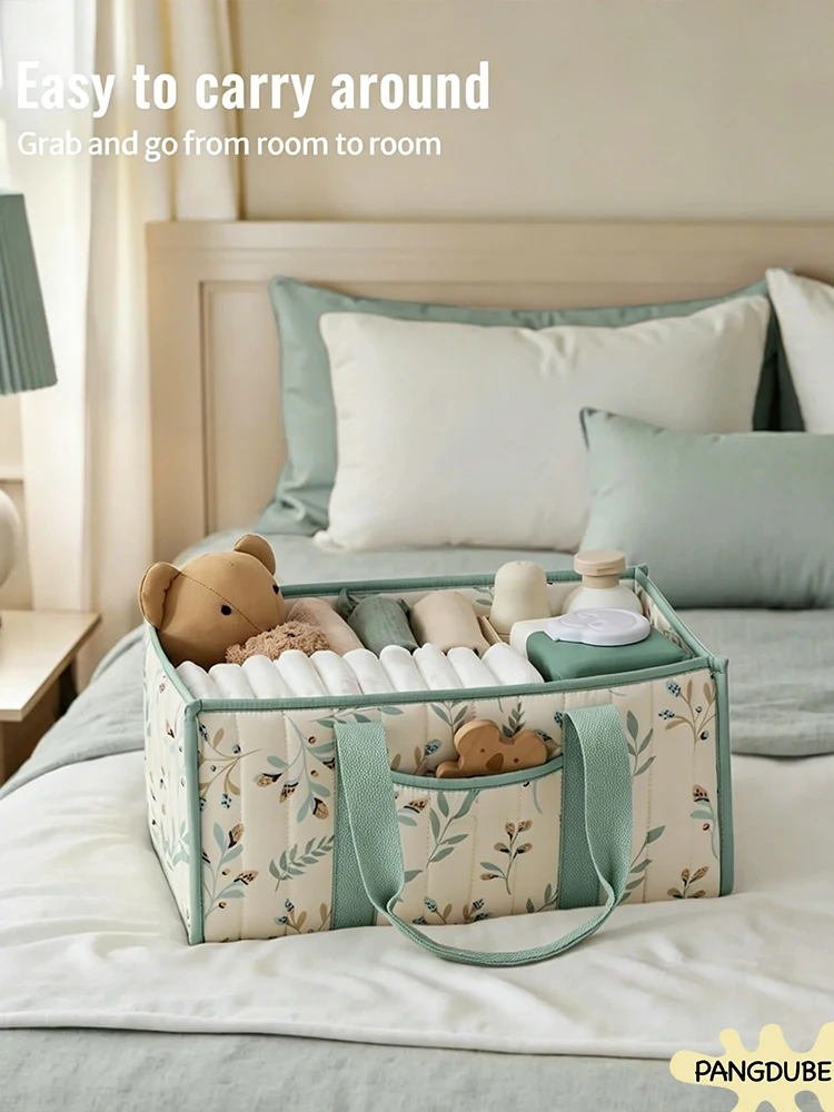 Organizador de Pañales PANGDUBE, Bolsa de Almacenamiento para Pañales de Bebé, Contenedor para Artículos de Recién Nacido, Porta Pañales, Regalo para Baby Shower