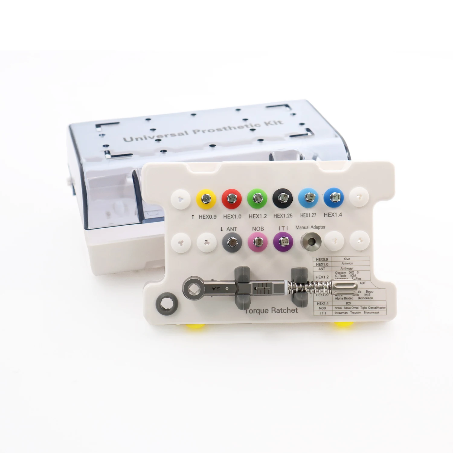 JUMTOP Kit Universal de Herramientas de Restauración Dental: Llave Dinamométrica para Implantes y Destornilladores