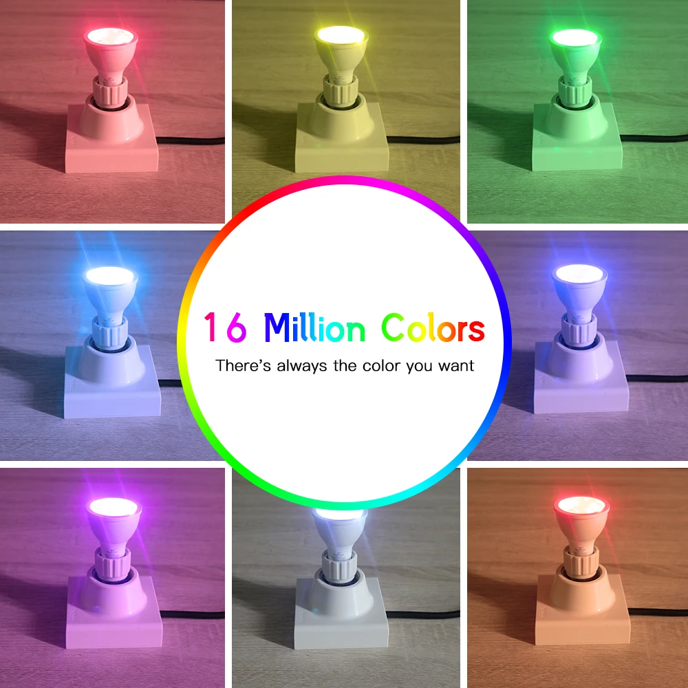 Miboxer 4W RGB CCT foco LED FUT103 GU10 FUT104 MR16 2,4g Wifi regulable bombilla de luz Led de techo para decoración del hogar