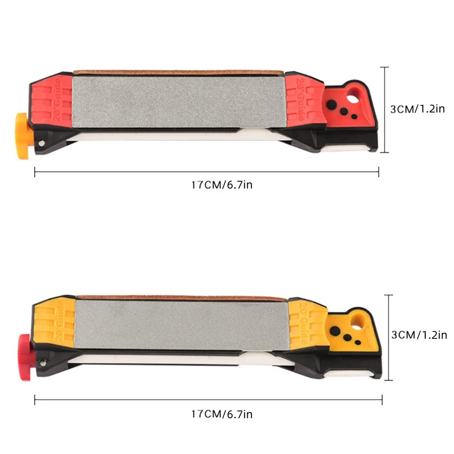 Afilador de cuchillos Manual ajustable multifunción portátil para el hogar, afilador de campo guiado, herramienta compacta para afilar cuchillos de viaje