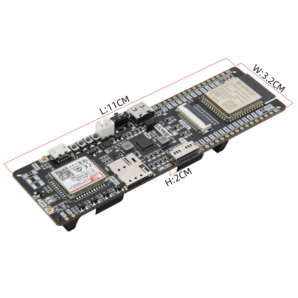 LILYGO® T-SIM7080G-S3 ESP32-S3 SIM7080 Placa de Desarrollo apoya gato-M NB-Iot WIFI Bluetooth 5,0 con GPS Flash 16MB PSRAM 8MB