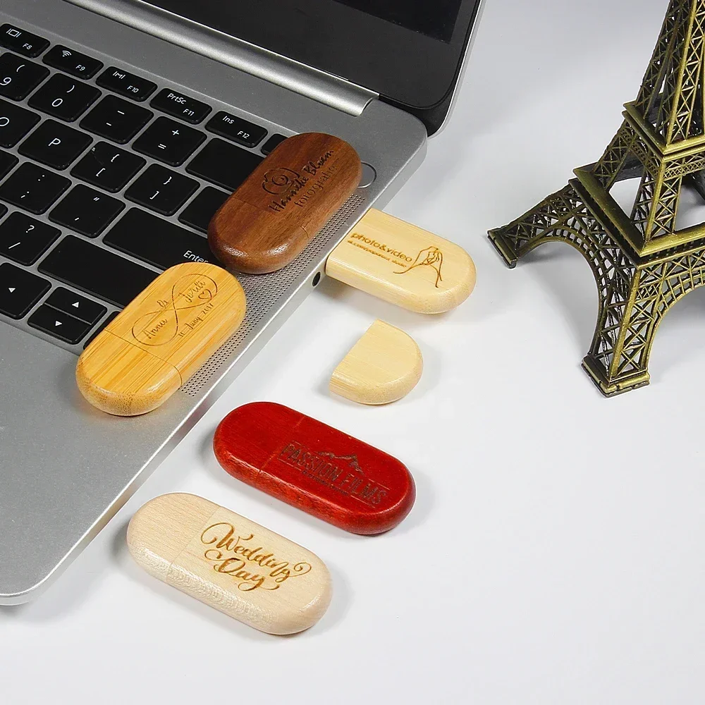 Memorias USB 3.0 de Madera, Lote de 10 Unidades, Logotipo Gratuito, 128GB, 64GB, 32GB, Pendrive de Bambú, Regalo Empresarial Creativo
