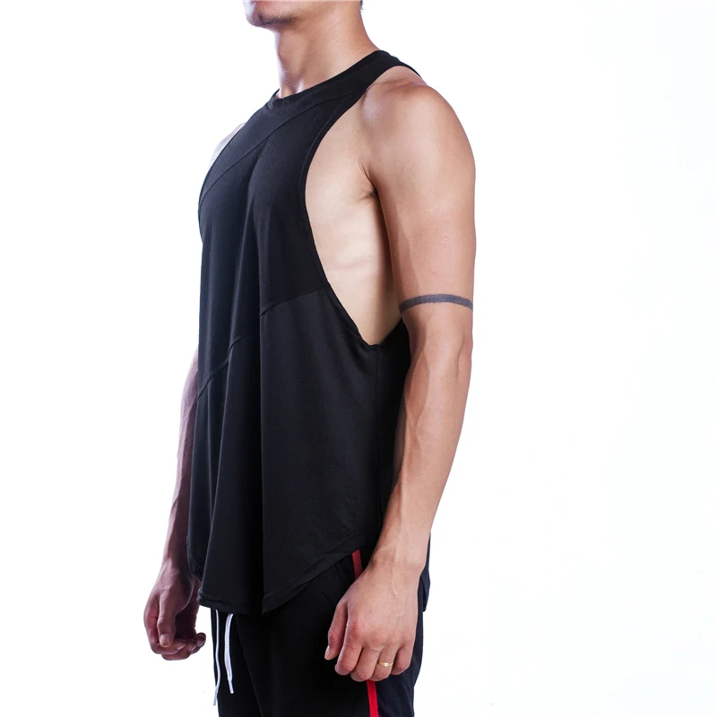 Camisetas sin mangas deportivas blancas para hombre, camisetas sin mangas para entrenamiento físico y gimnasio, camiseta interior holgada informal de Color sólido para verano