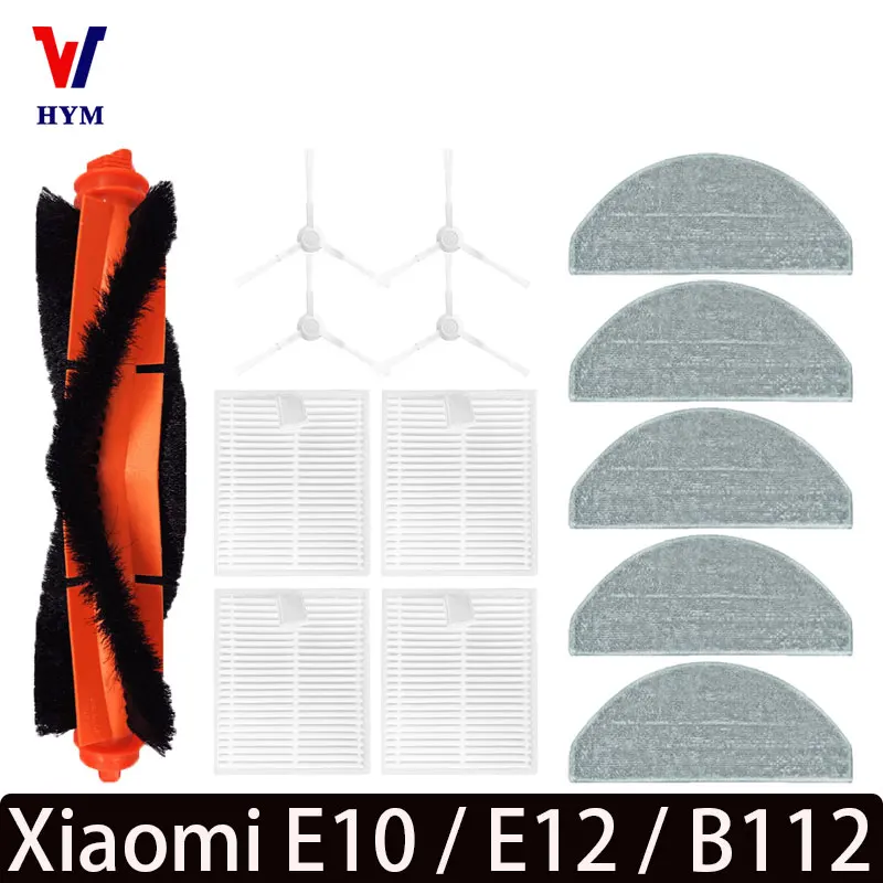 Para Xiaomi E12 E10 B112 robot aspirador cepillo principal Cepillo Lateral paño de mopa filtro HEPA repuestos