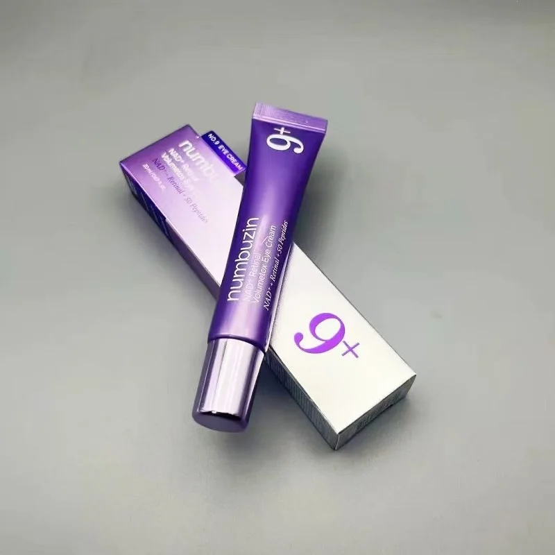 Numbuzin No.9 NAD+ Retinal Volumetox Crema para Ojos 20ml - Cuidado Antiarrugas, Ojeras, Hinchazón y Atenúa Líneas Finas, Cuidado de la Piel de los Ojos
