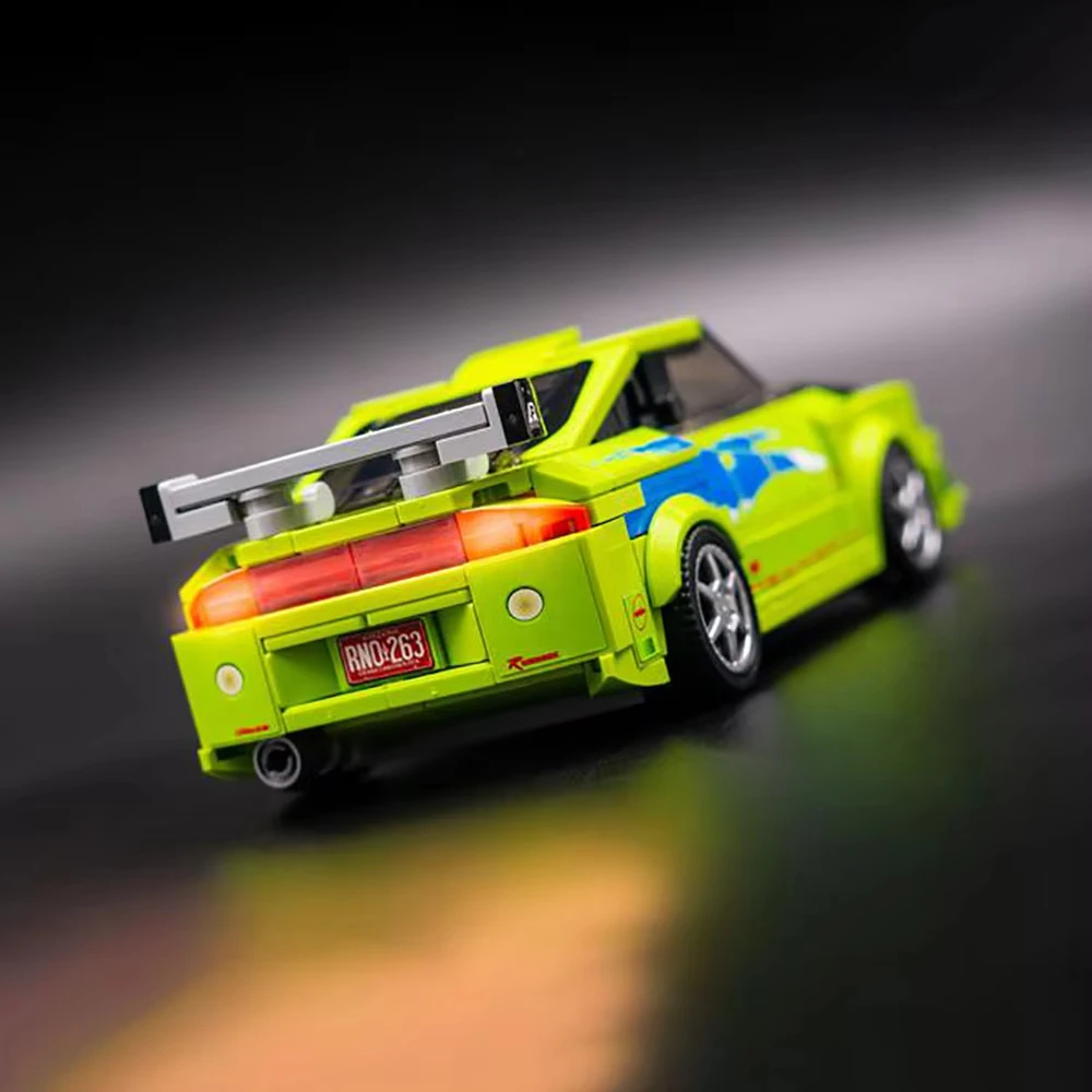 Nueva Velocidad MOC ​ ​ Bloques de Construcción de Modelo de Auto Deportivo Intermedio de la Serie de Carreras, Juguete de Ensamblaje Modular de Auto DIY, Regalo Coleccionable para Adultos