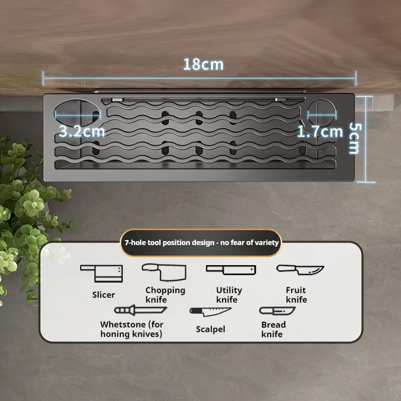 Tubo de palillos montado en la pared, estante de cocina para colgar en la pared, herramienta sin perforaciones, cortador de descanso, drenaje, caja de almacenamiento de jaula de palillos de acero inoxidable
