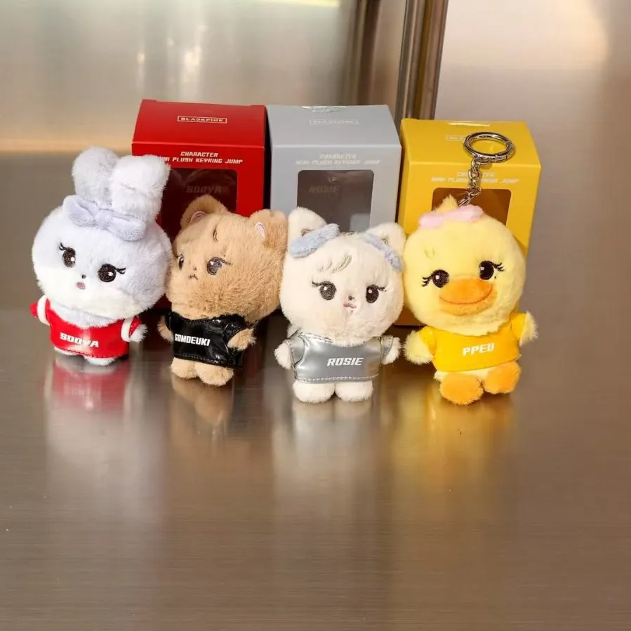 Llavero de peluche de ídolo Kpop, bonito colgante de dibujos animados Kawaii para mochila, regalo para fans, accesorios de cumpleaños para mujeres y niñas