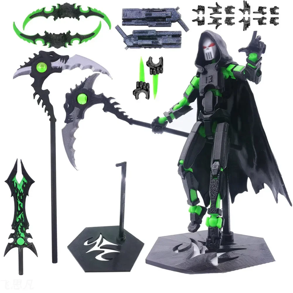Nuevo Death/Swordsman/Wukong Titan 13 figuras de acción multiarticulado móvil Lucky 13 figura de acción Nova 13 figura de acción simulada