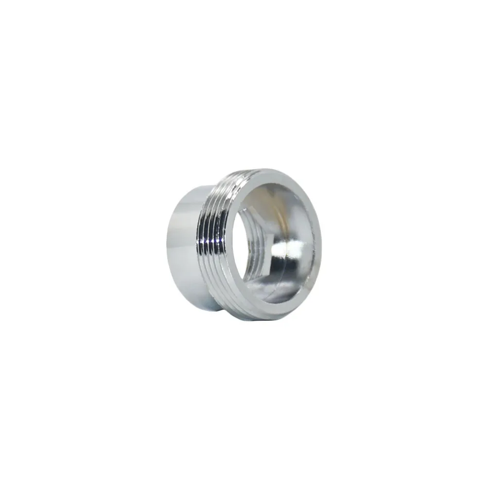 Acoplador de grifo de agua de latón M22 a M16 M18 M20 M24 M28 conector de rosca accesorios plateados para burbujeador cocina y baño