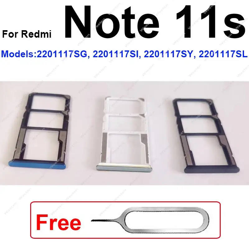 Bandeja de tarjeta Sim para Xiaomi Redmi Note 11 11S 11 Pro 4G 5G soporte de ranura para tarjeta SIM adaptador de tarjeta reemplazo del lector