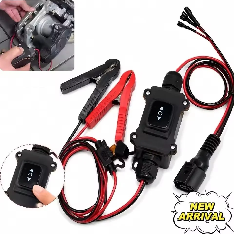 Nueva herramienta universal de liberación de motor de pinza EPB para coche, 12V, para reparación y prueba de freno de estacionamiento electrónico en vehículos