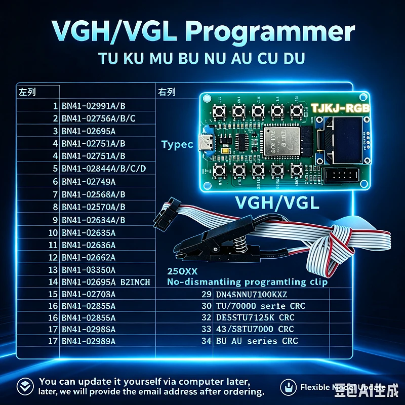 Programador TU KU MU BU NU AU CU DUVGH/VGL