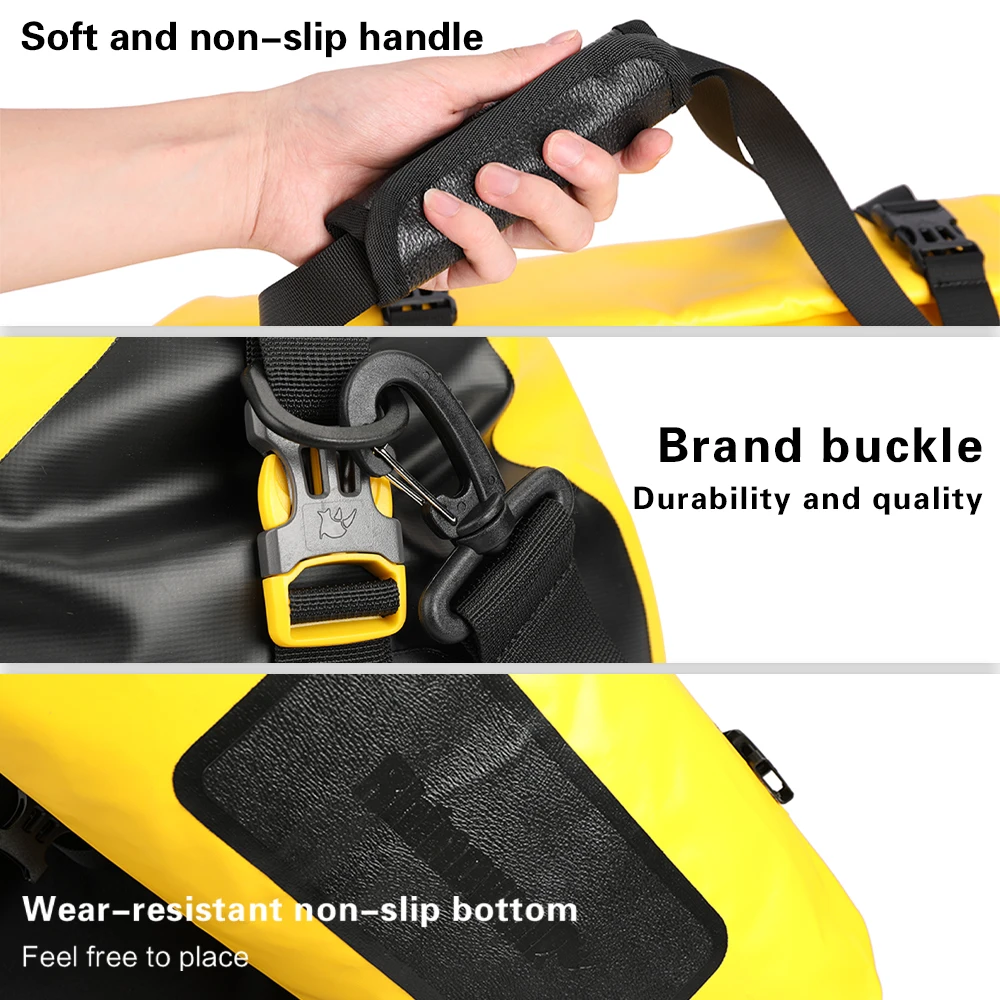 Rhinowalk-Bolsa de equipaje impermeable para motocicleta BMW Adventure, bolsa de asiento trasero para SILLÍN superior, caja lateral del Motor, 20L