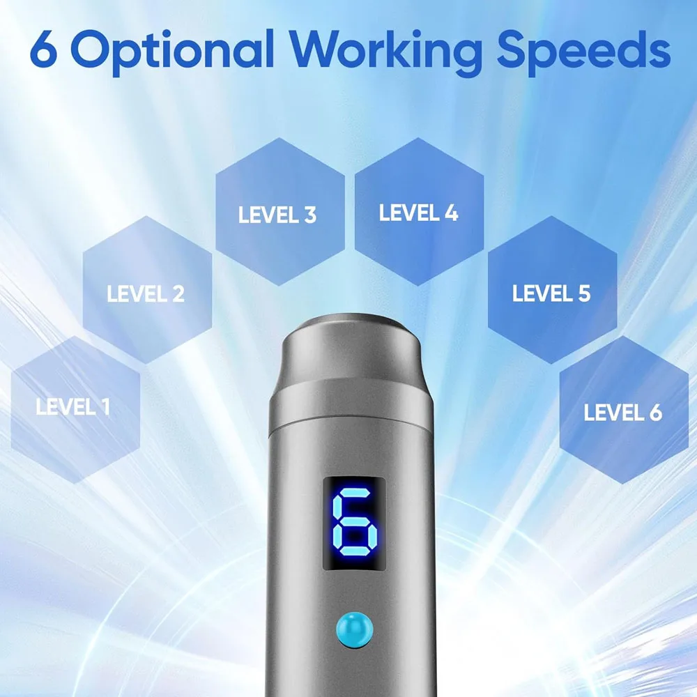 Dermapen Inalámbrico Ultima Dr M8 2026 con 12 Cartuchos de Agujas de 0.2 mm de Longitud