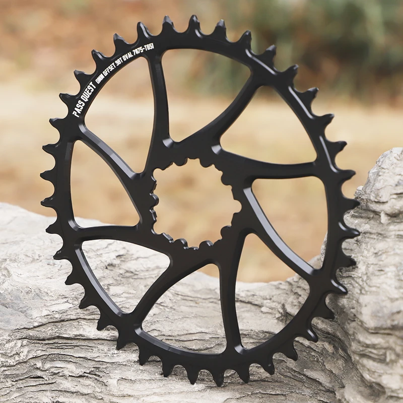 Platos y bielas redondos ovalados de 0mm para SRAM Gx xx1 Eagle GXP PASS QUEST, plato redondo de montaña estrecho ancho 28T 30T 32T 34T 36T 38T