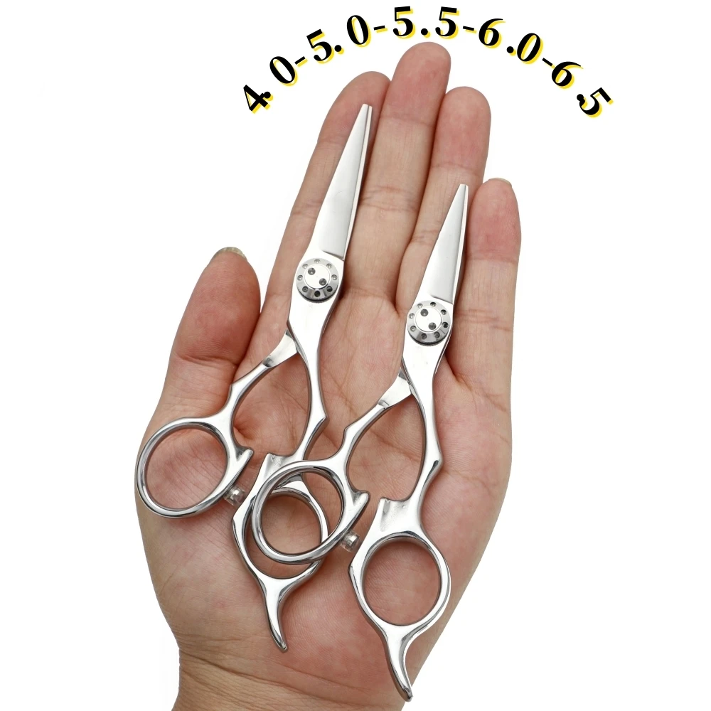 Tijeras Profesionales de Peluquería de Tamaño Pequeño, Acero Japonés 440C, Tijeras para Cabello Fino, Aptas para el Hogar y Barberías, Peines Incluidos