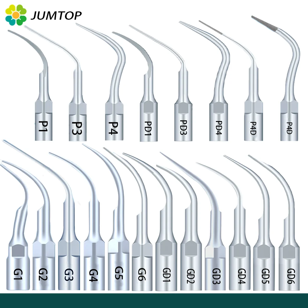 Puntas de escalador ultrasónico Dental, 5 uds., aptas para EMS Woodpecker DTE Satelec NSK, equipo quirúrgico endodóntico para escalar