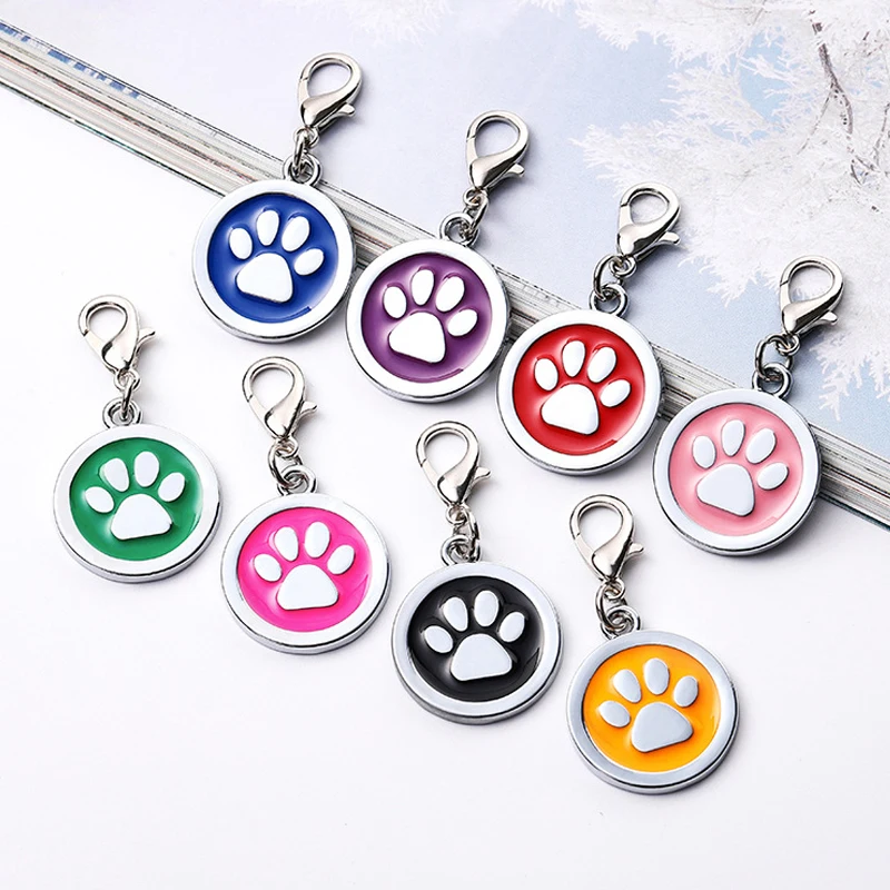 Collar de perro personalizable, etiquetas de dirección para perros, medalla con nombre grabado, accesorios para cachorros y gatitos, cadena de collar de gato personalizada