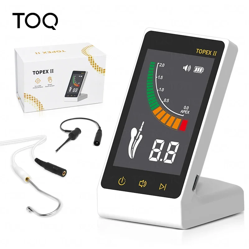 Motor Endodóntico Mini TOQ Dental con Localizador de Ápex, Medidor Preciso de la Longitud del Conducto Radicular, Instrumento para Tratamiento Endodóntico y Periodontal