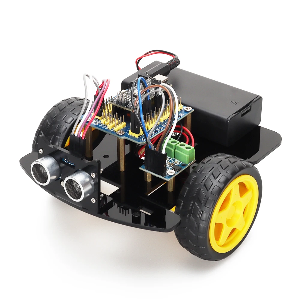 TSCINBUNY-Kit de Robot de arranque inteligente para programación Arduino, aprendizaje y desarrollo de habilidades, Kit completo, Kit robótico educativo