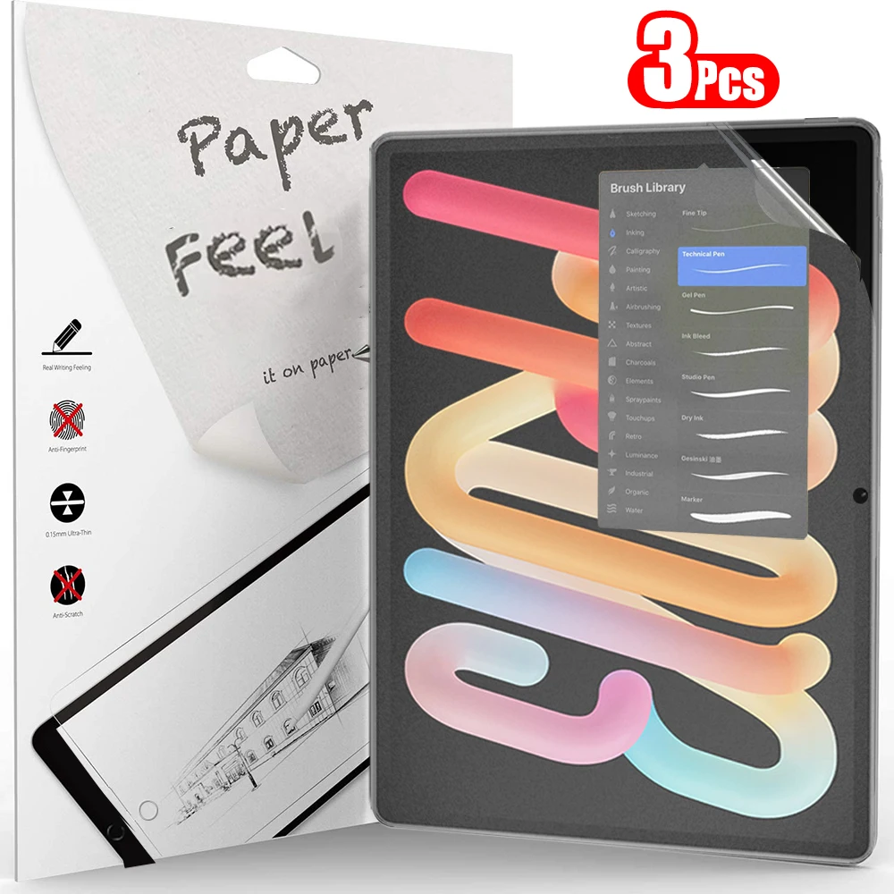 Protector de pantalla con tacto de papel para Lenovo XiaoXin Pad Pro 13 GT 2026, película sin vidrio, 3 uds.