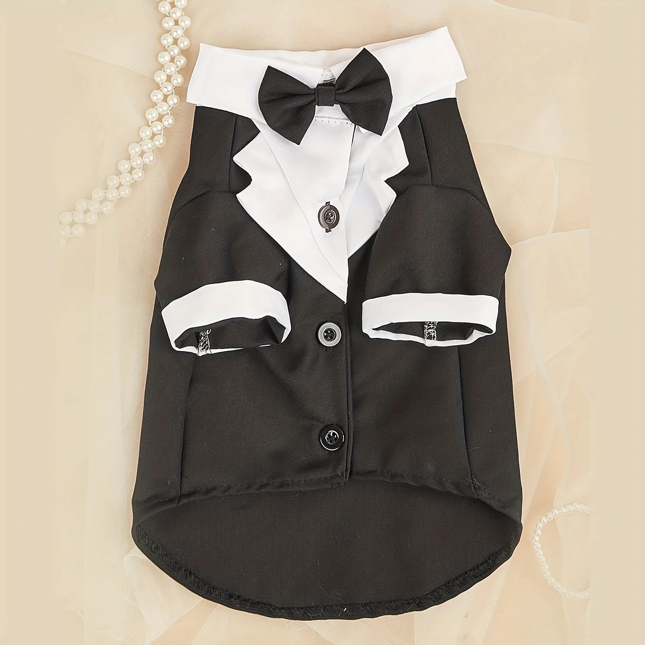 Camisa para mascotas, ropa para perros pequeños, traje Formal de boda con disfraz de pajarita